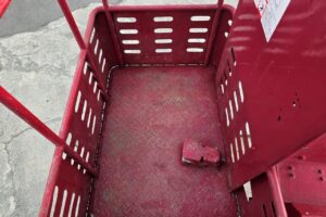 サムネイル: 平成19年　三菱　キャンター　11.9ｍ高所作業車　スチールバケット・張り出し不要アウトリガー（車検2年付）