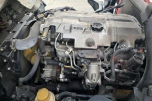 サムネイル: 平成19年　三菱　キャンター　11.9ｍ高所作業車　スチールバケット・張り出し不要アウトリガー（車検2年付）