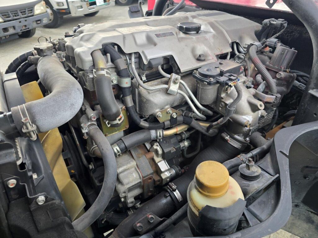 平成19年　三菱　キャンター　11.9ｍ高所作業車　スチールバケット・張り出し不要アウトリガー（車検2年付）