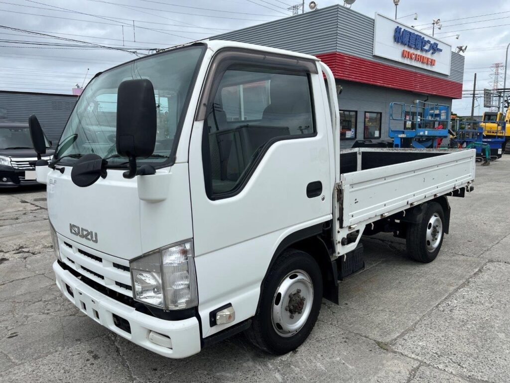 平成25年　いすゞ　エルフ　1.5トン平　4WD・シングルタイヤ（小型貨物・4ナンバー）（車検1年付）