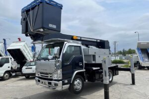 平成22年　いすゞ　エルフ　15.1ｍ高所作業車　電工仕様・ウィンチ付（車検令和9年2月）