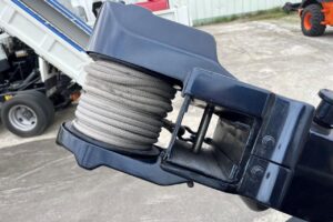 サムネイル: 平成22年　いすゞ　エルフ　15.1ｍ高所作業車　電工仕様・ウィンチ付（車検令和9年2月）