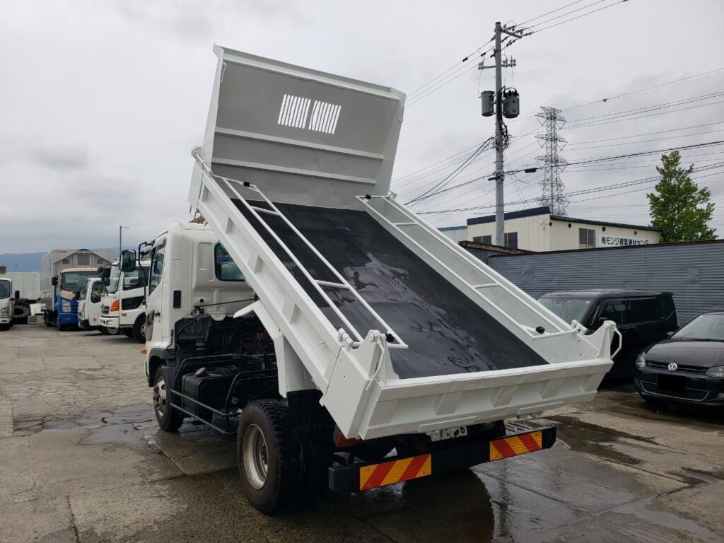 平成25年　日野　レンジャー　４トンダンプ　電動コボレーン付・荷台塗装済！（車検令和7年10月）
