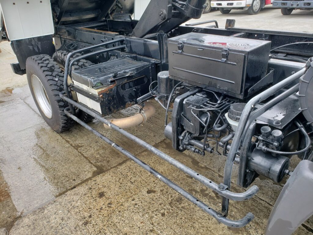 平成25年　日野　レンジャー　４トンダンプ　電動コボレーン付・荷台塗装済！（車検令和7年10月）