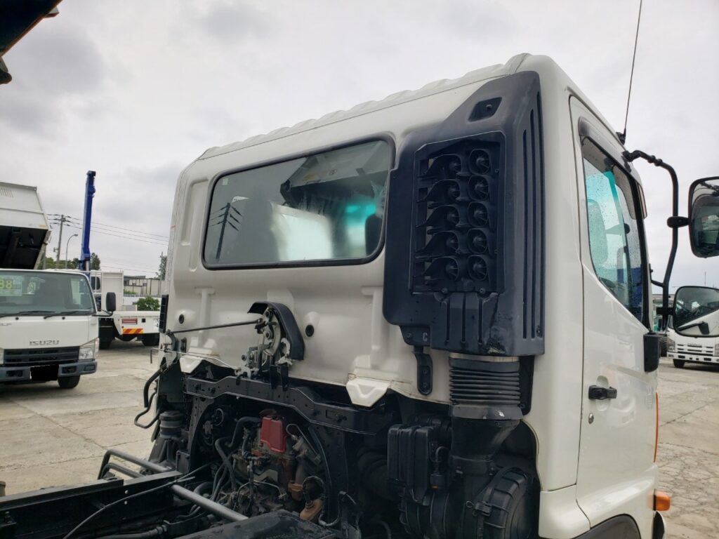 平成25年　日野　レンジャー　４トンダンプ　電動コボレーン付・荷台塗装済！（車検令和7年10月）