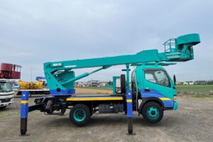 サムネイル: 平成19年　日野　デュトロ　16ｍ高所作業車　スチールバケット（車検2年付）