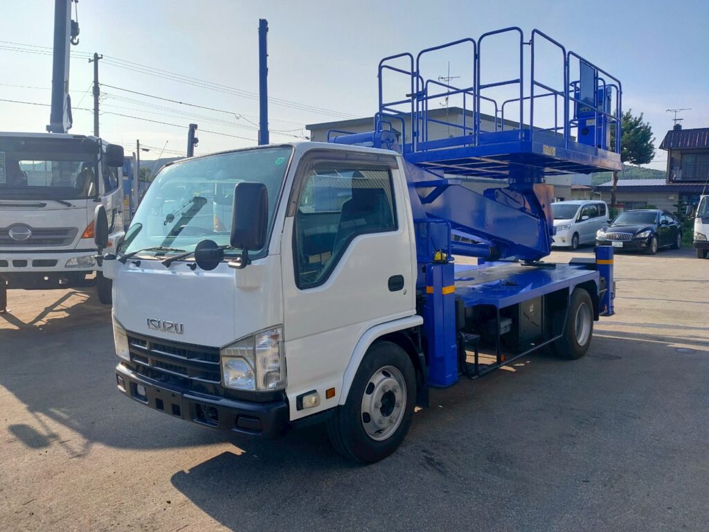 平成22年　エルフ 12ｍ高所作業車 スーパーデッキ　☆塗装済み！！