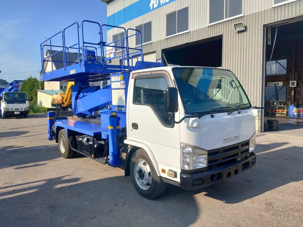 平成22年　エルフ 12ｍ高所作業車 スーパーデッキ　☆塗装済み！！