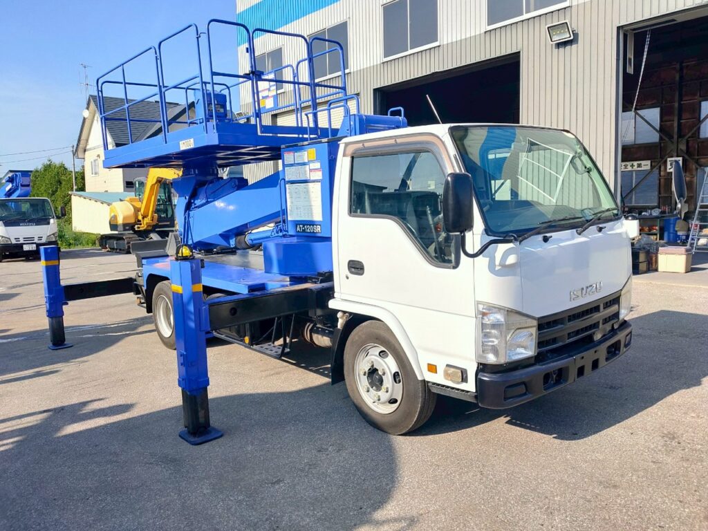 平成22年　エルフ 12ｍ高所作業車 スーパーデッキ　☆塗装済み！！