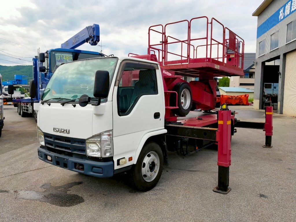 平成22年　エルフ 12ｍ高所作業車 スーパーデッキ