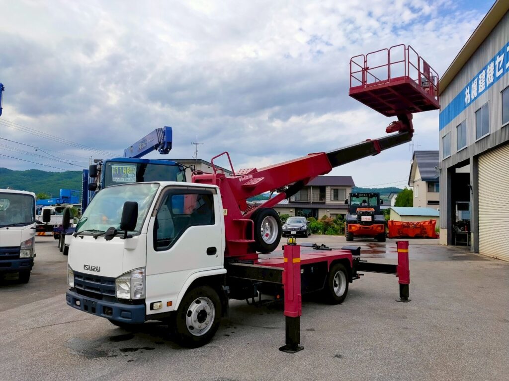 平成22年　エルフ 12ｍ高所作業車 スーパーデッキ