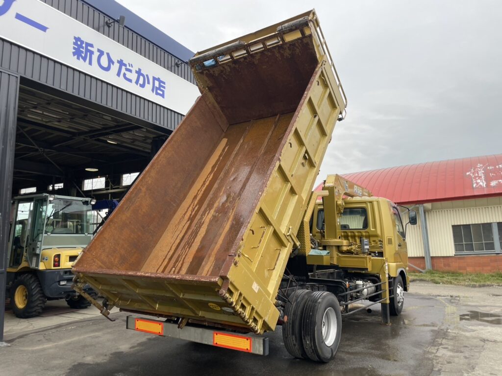 平成19年　ファイター3.7トン3段クレーン深ダンプ　ラジコン　検令和8年6月　走行4.5万キロ