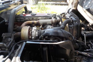 サムネイル: 平成20年　デュトロ 14.6ｍ高所作業車　★電工仕様★ウインチ★絶縁バケット★