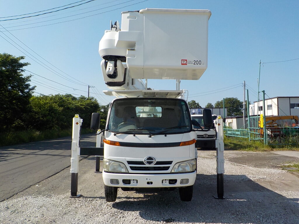 平成20年　デュトロ 14.6ｍ高所作業車　★電工仕様★ウインチ★絶縁バケット★