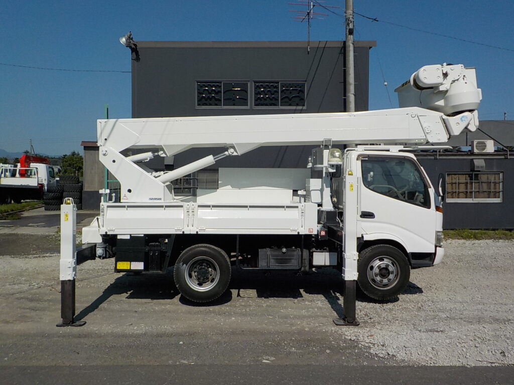 平成20年　デュトロ 14.6ｍ高所作業車　★電工仕様★ウインチ★絶縁バケット★