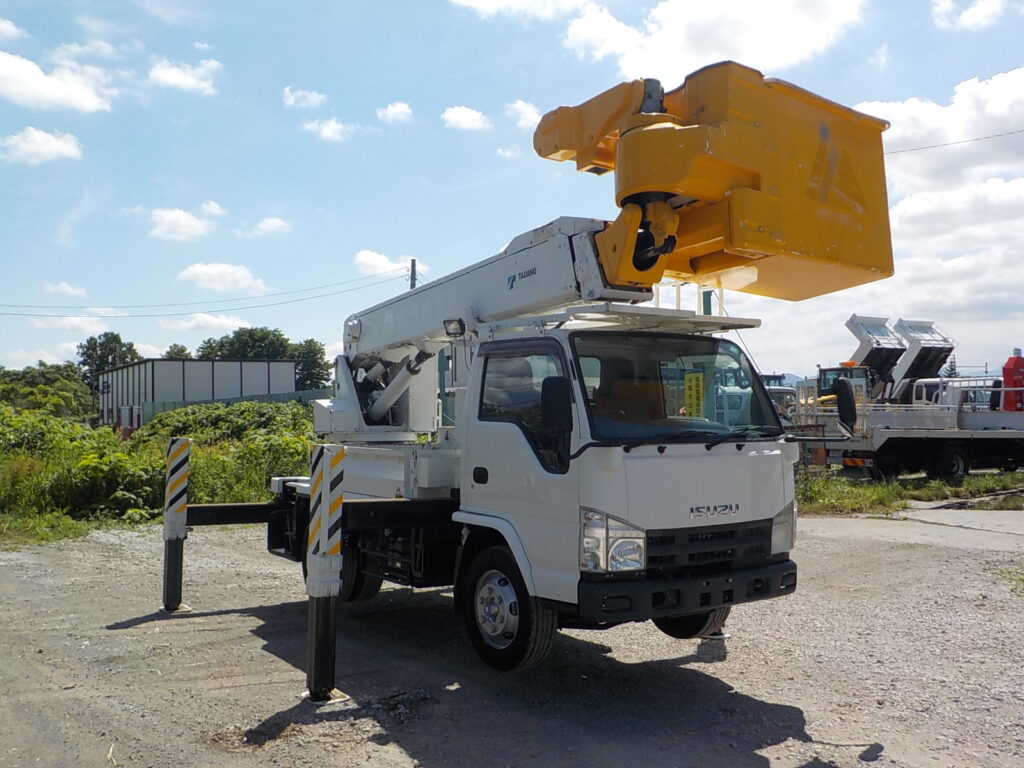 平成21年　エルフ 14.6ｍ高所作業車　★電工仕様★ウインチ★絶縁バケット★車検令和7年9月