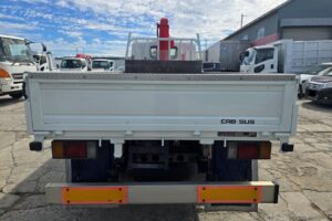 サムネイル: 平成23年　いすゞ　エルフ　３トン４段クレーンロング　フックイン・ラジコン付（車検1年付）