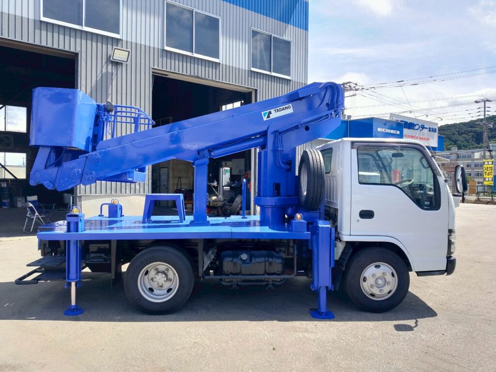 H19 エルフ 12ｍ 高所作業車　★フル装備　★タダノ ＡＴ－１２１ＴＧ　★5ＭＴ　★塗装済み！