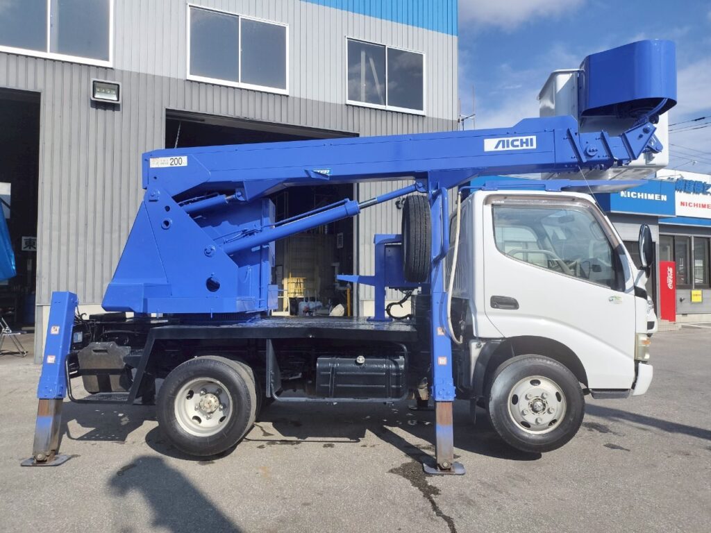 H19 デュトロ12ｍ高所作業車　★フル装備　★5ＭＴ　★アイチ ＳＳ－１２Ａ ★塗装済み！
