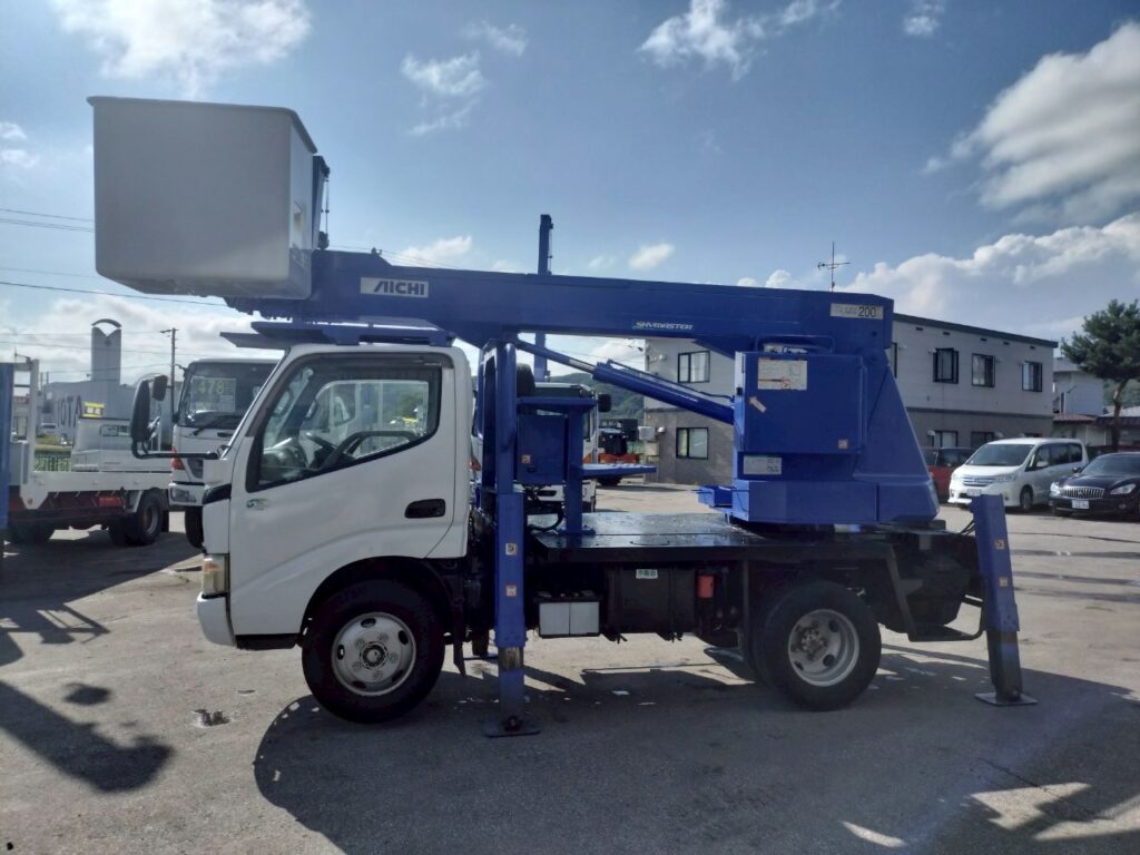 H19 デュトロ12ｍ高所作業車　★フル装備　★5ＭＴ　★アイチ ＳＳ－１２Ａ ★塗装済み！