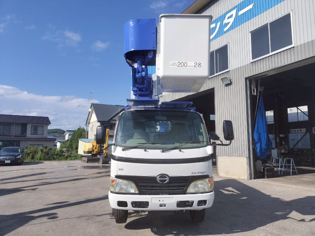 H19 デュトロ12ｍ高所作業車　★フル装備　★5ＭＴ　★アイチ ＳＳ－１２Ａ ★塗装済み！