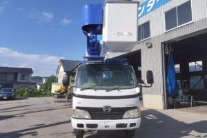 サムネイル: H19 デュトロ12ｍ高所作業車　★フル装備　★5ＭＴ　★アイチ ＳＳ－１２Ａ ★塗装済み！