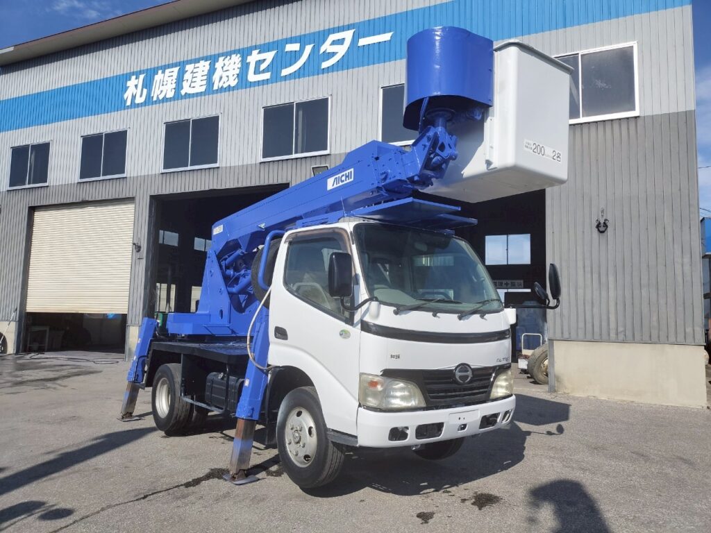 H19 デュトロ12ｍ高所作業車　★フル装備　★5ＭＴ　★アイチ ＳＳ－１２Ａ ★塗装済み！
