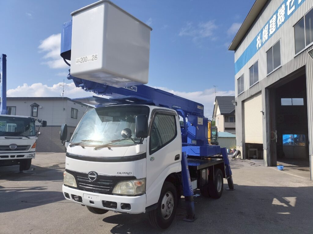 H19 デュトロ12ｍ高所作業車　★フル装備　★5ＭＴ　★アイチ ＳＳ－１２Ａ ★塗装済み！