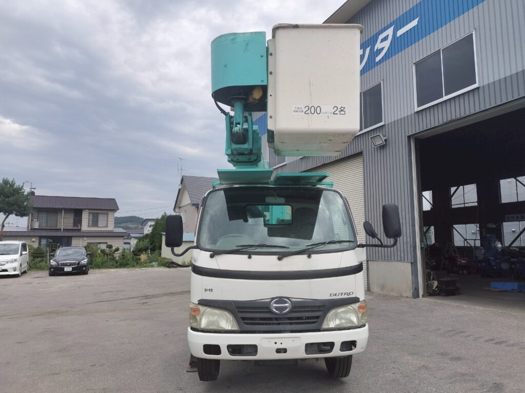 H19 デュトロ12ｍ高所作業車　★フル装備　★5ＭＴ　★アイチ ＳＳ－１２Ａ