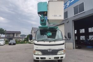 サムネイル: H19 デュトロ12ｍ高所作業車　★フル装備　★5ＭＴ　★アイチ ＳＳ－１２Ａ