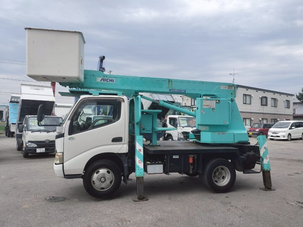 H19 デュトロ12ｍ高所作業車　★フル装備　★5ＭＴ　★アイチ ＳＳ－１２Ａ