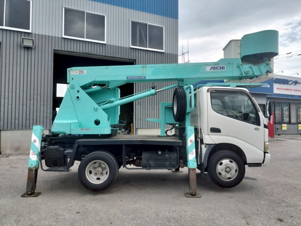 H19 デュトロ12ｍ高所作業車　★フル装備　★5ＭＴ　★アイチ ＳＳ－１２Ａ
