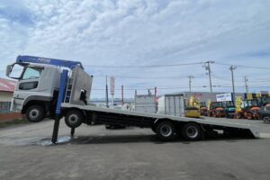 サムネイル: 平成22年　三菱　スーパーグレート　大型4段クレーン付きセルフ　ラジコン　車検令和8年6月　