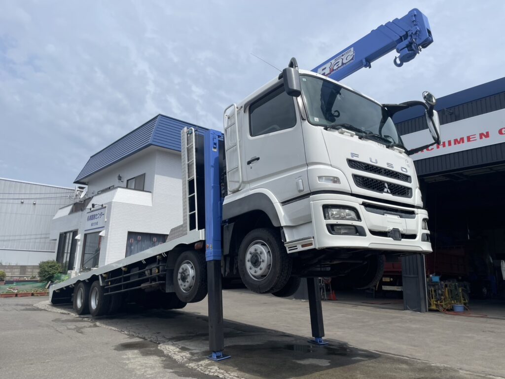 平成22年　三菱　スーパーグレート　大型4段クレーン付きセルフ　ラジコン　車検令和8年6月　