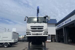 サムネイル: 平成22年　三菱　スーパーグレート　大型4段クレーン付きセルフ　ラジコン　車検令和8年6月　