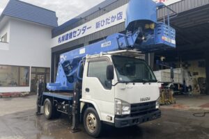 サムネイル: 平成26年　エルフ12M高所作業車　スチールバケット　車検2年付
