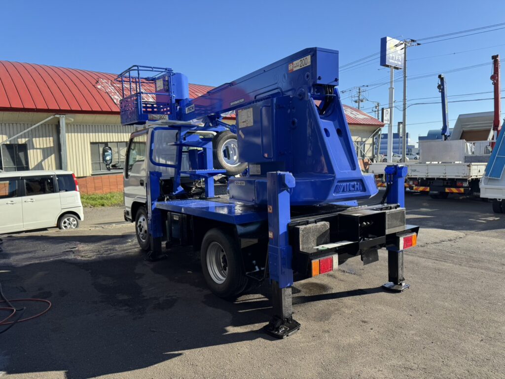 平成26年　エルフ12M高所作業車　スチールバケット　車検2年付