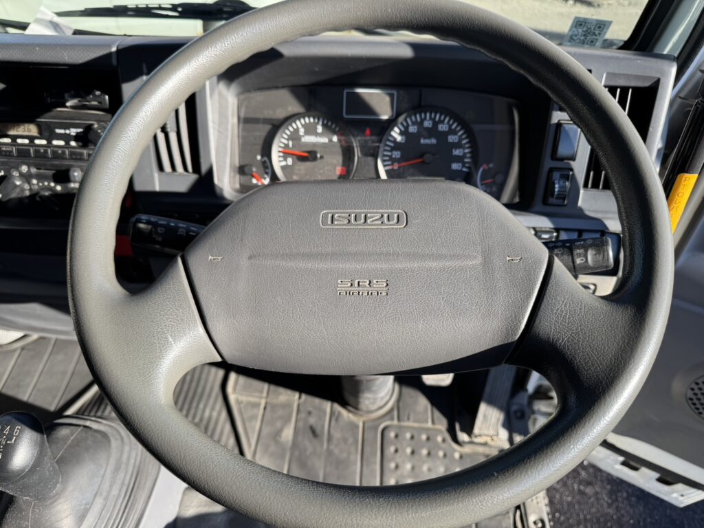 平成26年　エルフ12M高所作業車　スチールバケット　車検2年付