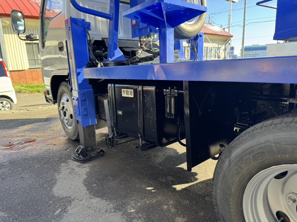 平成26年　エルフ12M高所作業車　スチールバケット　車検2年付