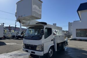 平成22年　キャンター14.5M高所作業車　FRPバケット　上物アイチ　全塗装済み　車検2年付