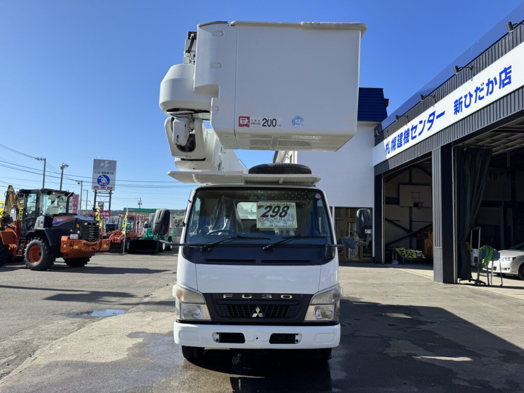平成22年　キャンター14.5M高所作業車　FRPバケット　上物アイチ　全塗装済み　車検2年付