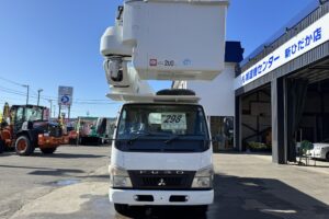 サムネイル: 平成22年　キャンター14.5M高所作業車　FRPバケット　上物アイチ　全塗装済み　車検2年付