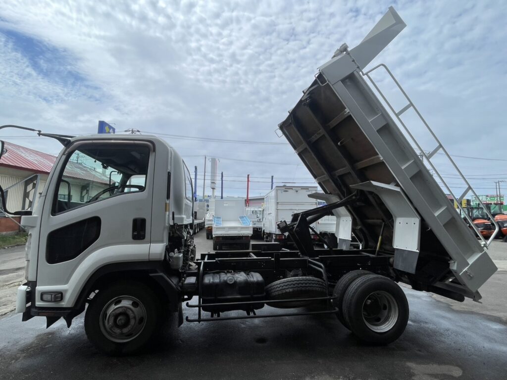平成28年　フォワード４トンLゲートダンプ　極東開発　電動コボレーン　車検1年付