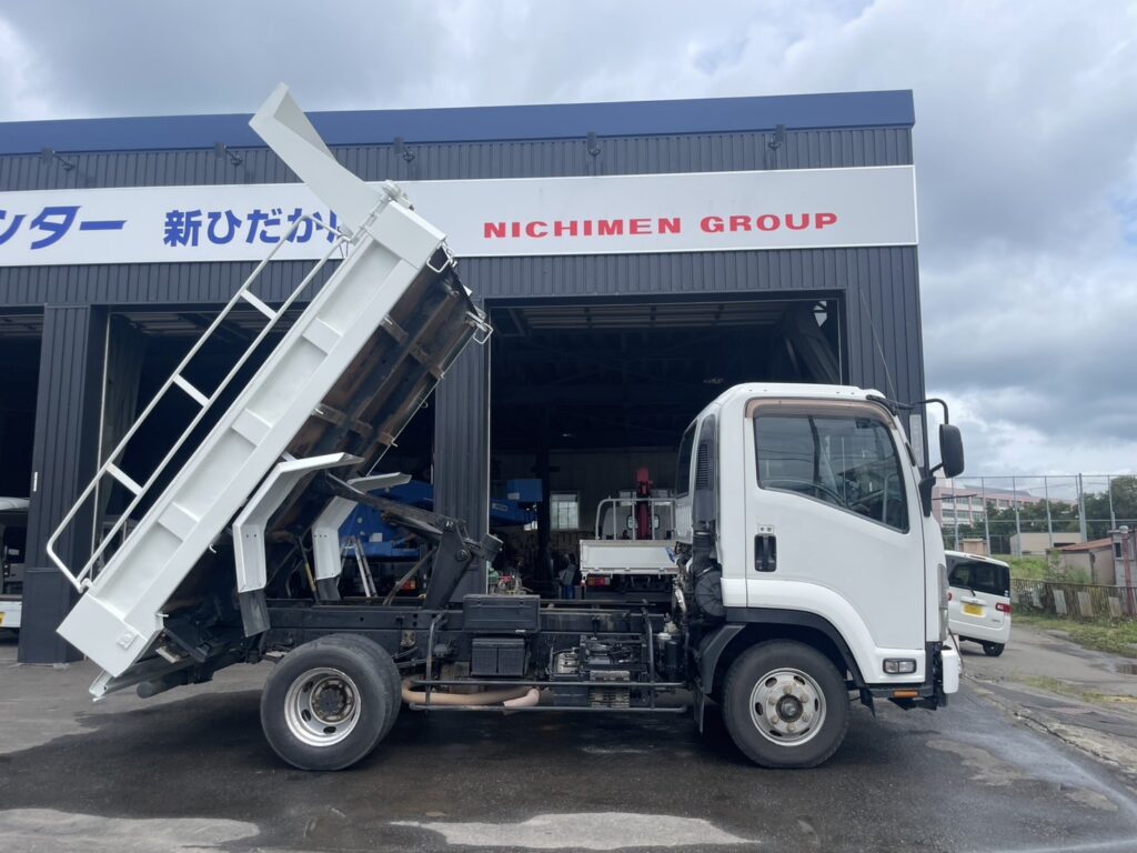 平成28年　フォワード４トンLゲートダンプ　極東開発　電動コボレーン　車検1年付
