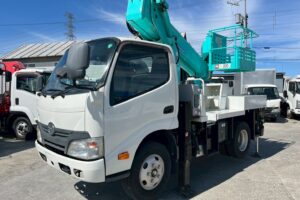平成24年　日野　デュトロ　9.9ｍ高所作業車　スチールバケット（車検2年付）