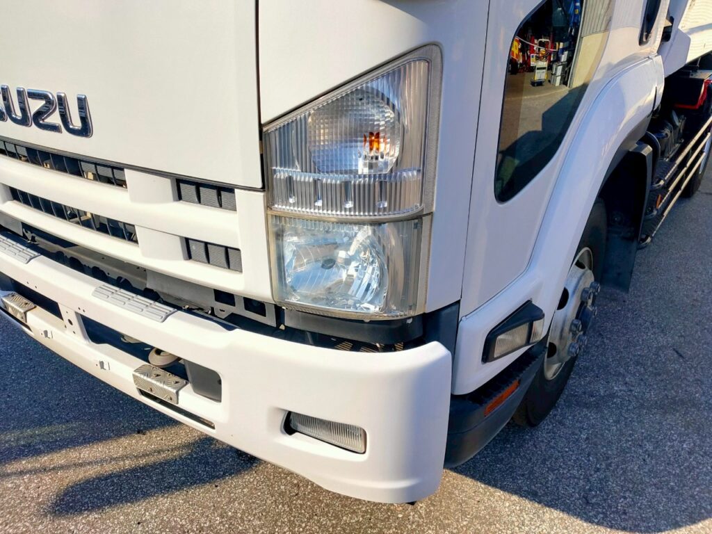 平成26年　いすゞ　フォワード　プレス式パッカー8.2㎥　連続スイッチ・汚泥タンク・バックモニター（車検1年付）