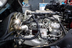 サムネイル: 平成20年　レンジャー 4ｔ4段クレーンロング　★ラジコン★差違いアウトリガー★パラフック★