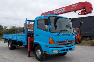 サムネイル: 平成20年　レンジャー 4ｔ4段クレーンロング　★ラジコン★差違いアウトリガー★パラフック★