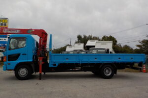 サムネイル: 平成20年　レンジャー 4ｔ4段クレーンロング　★ラジコン★差違いアウトリガー★パラフック★