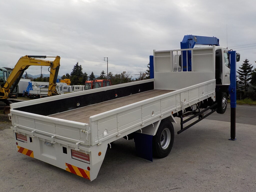 平成23年　レンジャー 4ｔ4段クレーンロングジャッキ　★ラジコン★フックイン★車検令和8年8月★